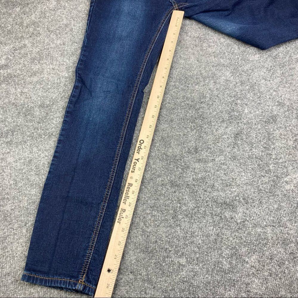 HUDSON Skinny dark wash jeans Girls size 14 Slim fit indie Sleaze - Picture 2 of 10